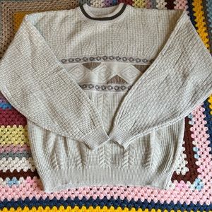 Men's Gray Crewneck Sweater